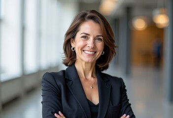 Poster - portrait of a businesswoman