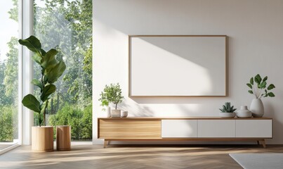 Wall Mural - Minimalist Living Room.