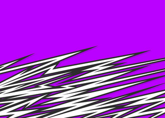 Poster - Abstract background with seamless sharp arrow line pattern and with some copy space area