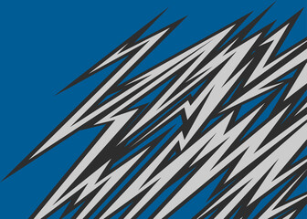 Poster - Abstract background with seamless sharp arrow line pattern and with some copy space area