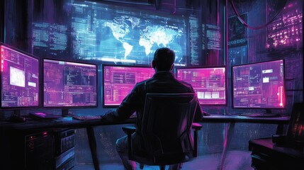 hacker workstation.