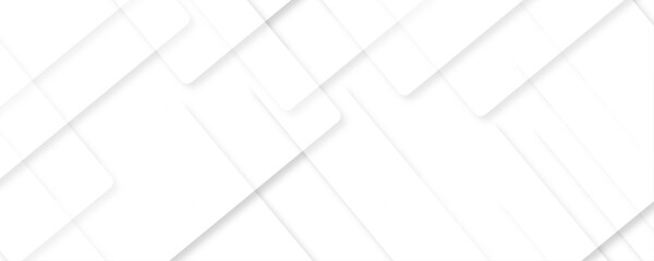 Poster -  Abstract modern white, gray pattern geometric luxury gradient line background random square shape design. 3d shadow effects, modern design template background. layered geometric triangle shapes.
