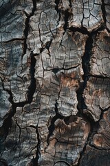 Aufkleber - A detailed view of wooden texture, useful for design and illustration projects