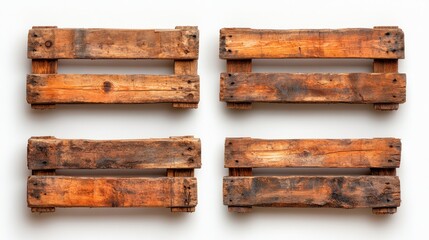 Poster - Create rustic wall art using wooden pallets for unique decor
