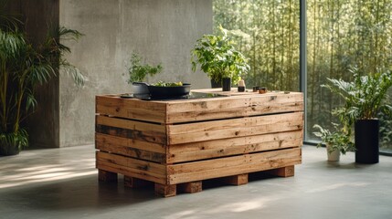 Poster - Discover how to create a unique wooden planter for your indoor space