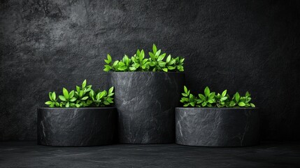 Aufkleber - Elevate your space with stylish potted plants
