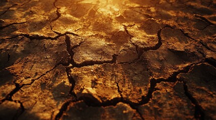 A parched, cracked earth under a blazing sun. --ar 16:9 --v 6.1 Job ID: 422eb0e9-b2f5-4a40-96dc-cbd881650da3