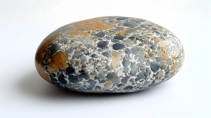 Aufkleber - Rugged Textured Stone with Earthy Tones and Granular Surface - Natural Geological Formation with Weathered Appearance and Organic Mineral Composition