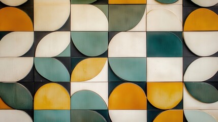 Poster - Geometric patterns are a staple in design, blending simplicity with complexity.