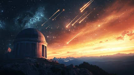 Poster - role of observatories in monitoring celestial events, such as eclipses and meteor showers.