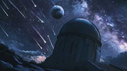 Poster - role of observatories in monitoring celestial events, such as eclipses and meteor showers.