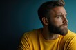 © Goncharenko - Man with Beard Yellow Shirt