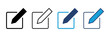 © AAVAA - Edit icon vector. edit document icon. edit text icon. pencil. sign up