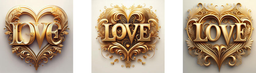 Poster - Three gold 