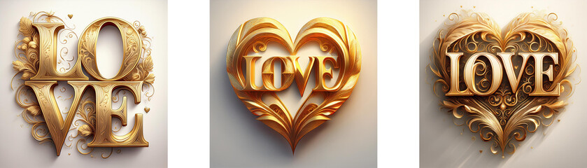 Poster - Three gold 