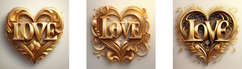 Poster - Three gold 