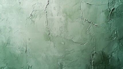 Textured green plaster wall background for design and decoration Background, wall, space for text