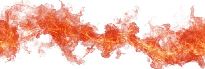 Poster - vivid red and orange flames dancing in a fiery abstract background creating a captivating element of