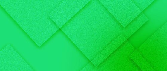 green abstract background design, texture detail on geometric transparent layered triangle shapes