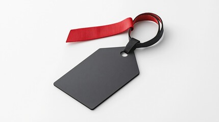 Leinwandbilder - Matte Pentagon Shaped Label Tag with Durable Strap Ideal for Organized Item Identification Classification and Inventory Tagging on Packaging Containers or Apparel