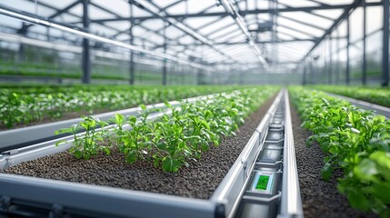Aufkleber - Advanced automated irrigation system with sensors to precisely monitor and manage soil nutrients and water levels