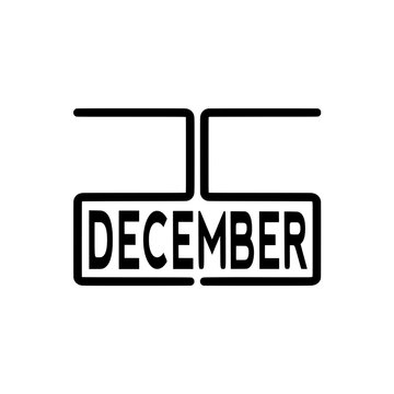 25th December of 2024 . marry Christmas celebration banner. christmas greetings card design logo, isolated December month. christmas day of December. 25th December text for decoration