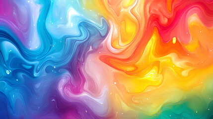 Poster - Colorful paint abstract background