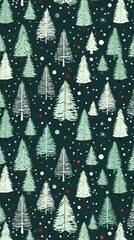 Wall Mural - Christmas wallpaper christmas backgrounds green.