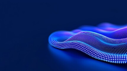 An abstract quantum technology background with entangled particles and wave patterns, suitable for computing and quantum physics presentations.