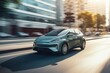 © Rawpixel.com - Electric car vehicle driving in the city.