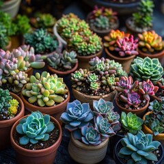 cactus in pots