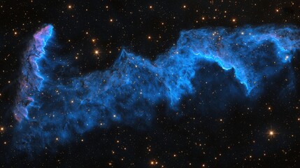 Wall Mural - A stunning nebula illuminated by cosmic gases and dust, showcasing the beauty of the universe.