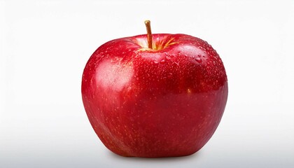 red apple isolated on white