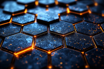 Aufkleber - Clean, modern cryptocurrency backdrop with coin symbols and hexagonal patterns, creating a sleek digital aesthetic,