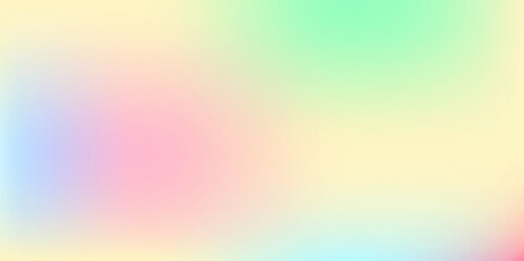 Wall Mural - mesh gradient background vector in soft pastel color. rainbow abstract pastel gradient background wi