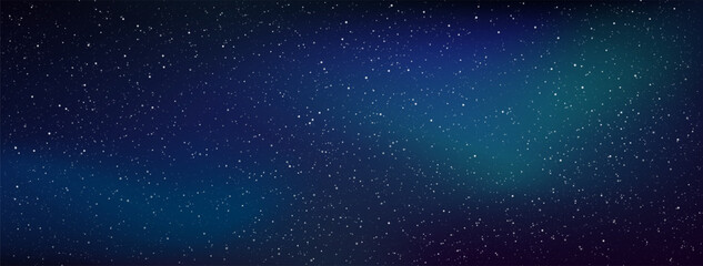 Wall Mural - tranquil night sky landscape, star universe background, stardust in deep universe, milky way galaxy,