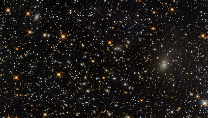 Poster - Starry sky, starry background, pure black background