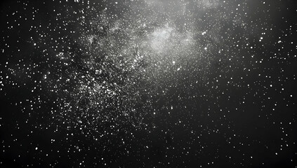 Poster - Starry sky, starry background, pure black background