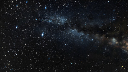Poster - A starry night sky with twinkling stars in the background
