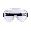 © CHA - a pair of safety goggles, clear lenses with black frame, realistic reflections, isolated on white background