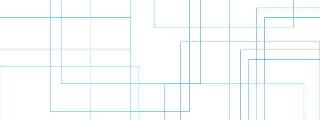 Aufkleber - Abstract colorful geometric pattern with squares, random lines, and triangle shapes in the background design. Geometric seamless lines with blue transparent material and square shapes.