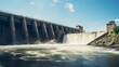 © Yasir - A photo of a hydroelectric dam with water flowing