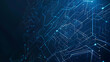 © FEEZAN ALI - Abstract technology background with a hexagonal pattern and connection lines