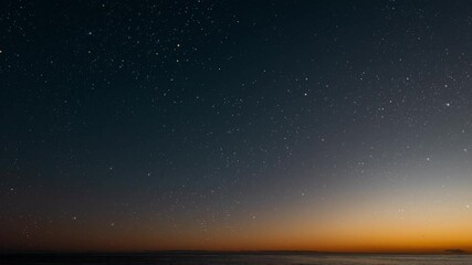 Wall Mural - night christmas panorama with a star in the sky