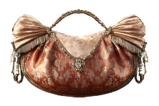 Baguette bag glamour isolated on a transparent background