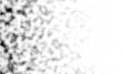 Aufkleber - white and black grainy noise stipple texture background