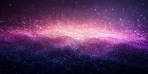 Aufkleber - Abstract background with pink, purple, and blue glitter and sparkle.
