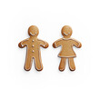 © Aleya - Gingerbread Cookies with Icing on a Transparent Background