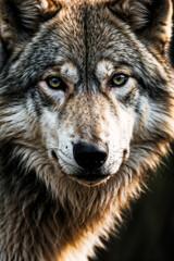  wolf in the snow