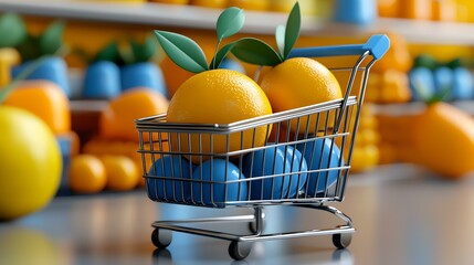 Poster - Seamless Online Marketplace Interface, showcasing user-friendly navigation, vibrant product displays, and intuitive search functionalities for shoppers.